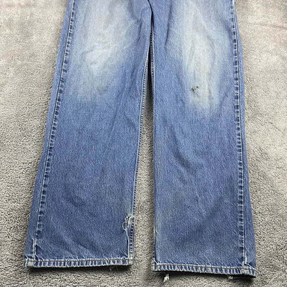 Levis 569 Loose Straight Jeans Mens 38x34 Blue Medium‎ Wash Mid Rise VTG